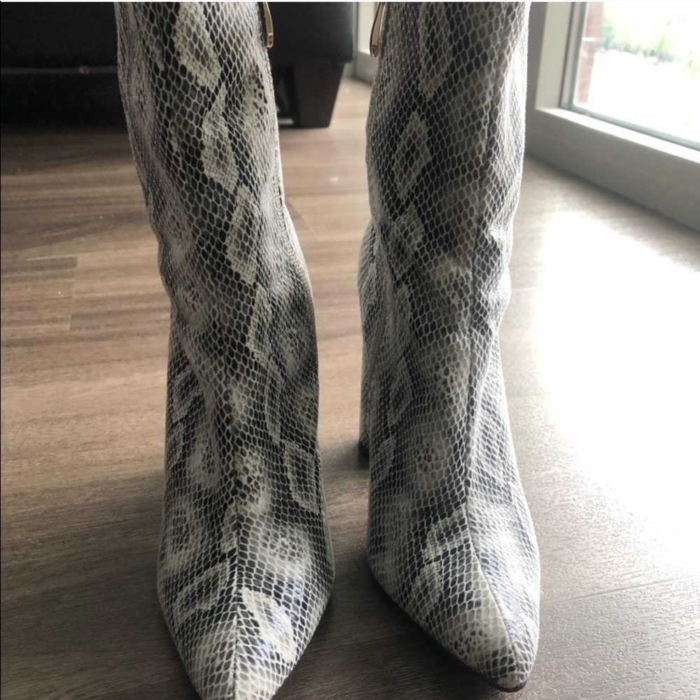 Snake Heel Booties